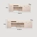 Wood Rounded Front Desk - Maoters thumbnail 8