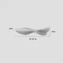 Curved Wave Slice Reception Desk - Maoters thumbnail 7