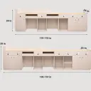 Wood Rounded Front Desk - Maoters thumbnail 9