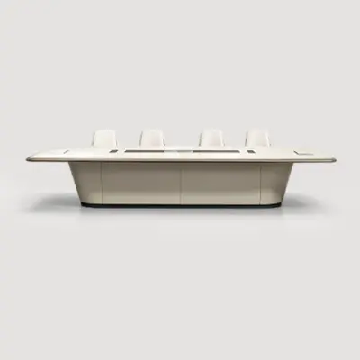 Boat-Shaped Conference Tables