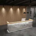 Rough Stone LED Light Reception Counter - Maoters thumbnail 3