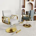 Hair Salon Stainless Steel Haircutting Chair – Maoters thumbnail 3