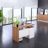 Simple Single Desktop Computer Desk - Maoters thumbnail 2
