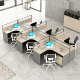 Grid Partition Office Cubicle Workstation - Maoters thumbnail 2