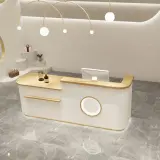 Curved Shop Checkout Reception Desk thumbnail 2