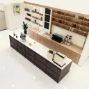 Coffee Shop Checkout Counter Vintage Industrial Style Bar thumbnail 4