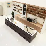 Coffee Shop Checkout Counter Vintage Industrial Style Bar thumbnail 4
