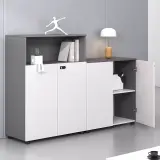 Minimalist Office Lockable Sideboard - Maoters thumbnail 2