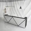 Simple Modern Light Luxury Reception Desk - Maoters thumbnail 2