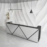 Simple Modern Light Luxury Reception Desk - Maoters thumbnail 2