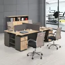 Minimalist Modern Desk with Privacy Screens – Maoters thumbnail 2