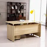 Light Wood Executive Office Desk - Maoters thumbnail 2