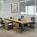 Modern Office Wood Workstation Desk - Maoters thumbnail 2
