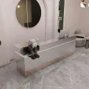 Long Straight Shape Reception Desk - Maoters thumbnail 2