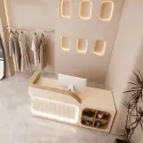 Customizable Corner Reception Desk With Light thumbnail 4