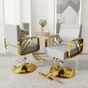 Hair Salon Stainless Steel Haircutting Chair – Maoters thumbnail 2