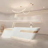 Salon Modern LED Front Desk - Maoters thumbnail 3