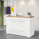 Small Reception Desk Minimalist Modern - Maoters thumbnail 2
