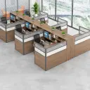 Modern Open Office Workstation with Storage - Maoters thumbnail 3