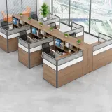 Modern Open Office Workstation with Storage - Maoters thumbnail 3