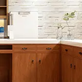 Wood L Shape Retail Reception Counter - Maoters thumbnail 10
