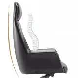 Ergonomic Swivel Leather Executive Chair thumbnail 8