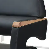 Stainless Steel Reclining Liftable Barber Chair – Maoters thumbnail 4
