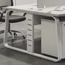 Ergonomic Workstations with Privacy Partitions thumbnail 7