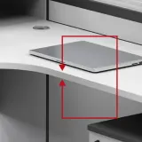Modern Office Workstation With Storage Shelves - Maoters thumbnail 9