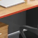Simple Office Desk and Chair Set - Maoters thumbnail 8