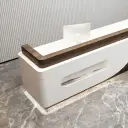 Curved Wave Office Reception Desk - Maoters thumbnail 9