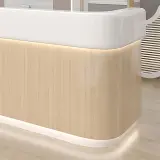 Modern Simple Wood Grain Reception Desk thumbnail 10