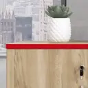 Office Light Wood Locked Storage Credenza - Maoters thumbnail 7