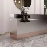 Long Straight Shape Reception Desk - Maoters thumbnail 7