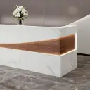 Modern Office Marble Reception Desk - Maoters thumbnail 8