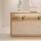 Simple Rattan Reception Desk - Maoters thumbnail 8
