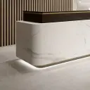Modern Office Lobby Curved Reception Desk - Maoters thumbnail 10