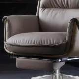 Reclinable Authentic Leather Office Chair – Executive thumbnail 5