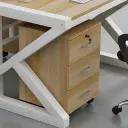 Modern Finance Desk and Chair Set thumbnail 5