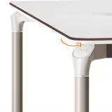 Modern Minimalist Staff Desk with Lock & Partition thumbnail 7