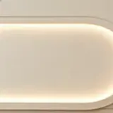 Minimalist Cream Rounded Reception Desk - Maoters thumbnail 12