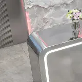 Metallic LED Reception Desk - Maoters thumbnail 11