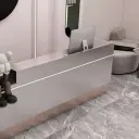 Long Straight Shape Reception Desk - Maoters thumbnail 8