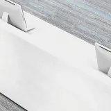 Simple Modern Lacquer Office Reception Desk - Maoters thumbnail 8