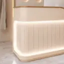 Customizable Corner Reception Desk With Light thumbnail 9