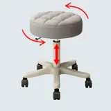Swivel Adjustable Bar Stool – Maoters thumbnail 5