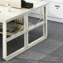 Modern Open Office Workstation Desk with Shared Workspace Design - Maoters thumbnail 8