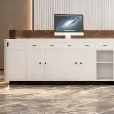Curved Wave Office Reception Desk - Maoters thumbnail 11
