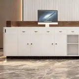 Curved Wave Office Reception Desk - Maoters thumbnail 11