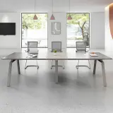 Modern Executive Conference Table with Angled Legs - Maoters thumbnail 4